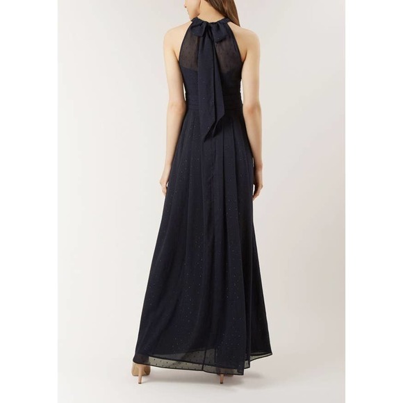 Hobbs Alexis Maxi Dress, Navy Blue, NWT Size 10* - Picture 3 of 14